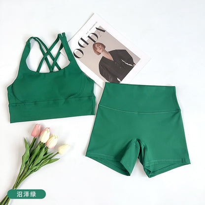 Peach Butt-Lifting Yoga Set for Women