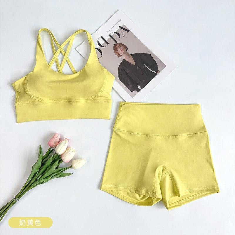 Peach Butt-Lifting Yoga Set for Women