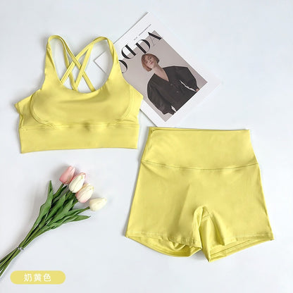 Peach Butt-Lifting Yoga Set for Women
