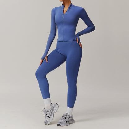 Quick-Dry Women's Cross-Back Yoga Workout Set