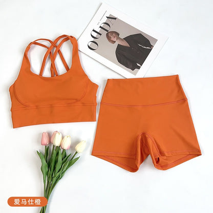 Peach Butt-Lifting Yoga Set for Women