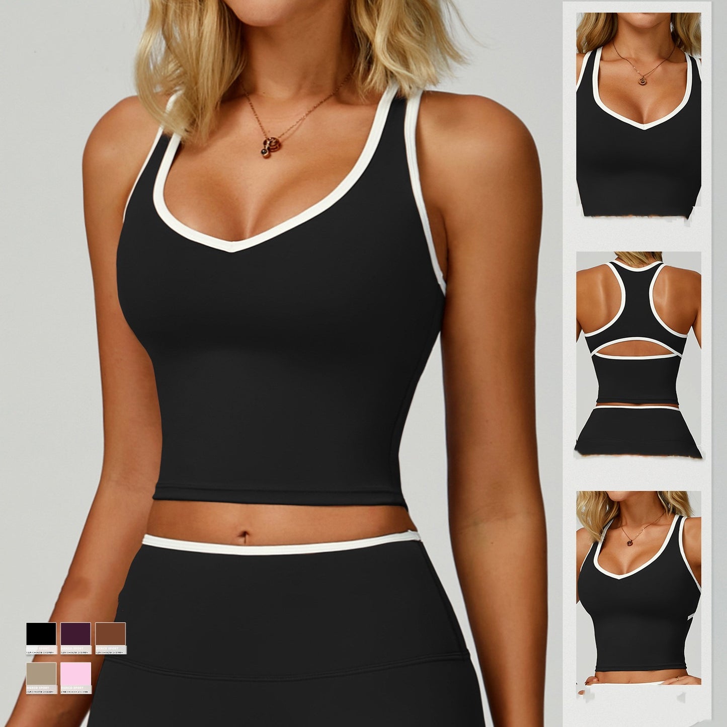 Hollow Out Sports Vest