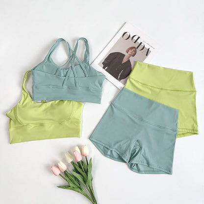Peach Butt-Lifting Yoga Set for Women