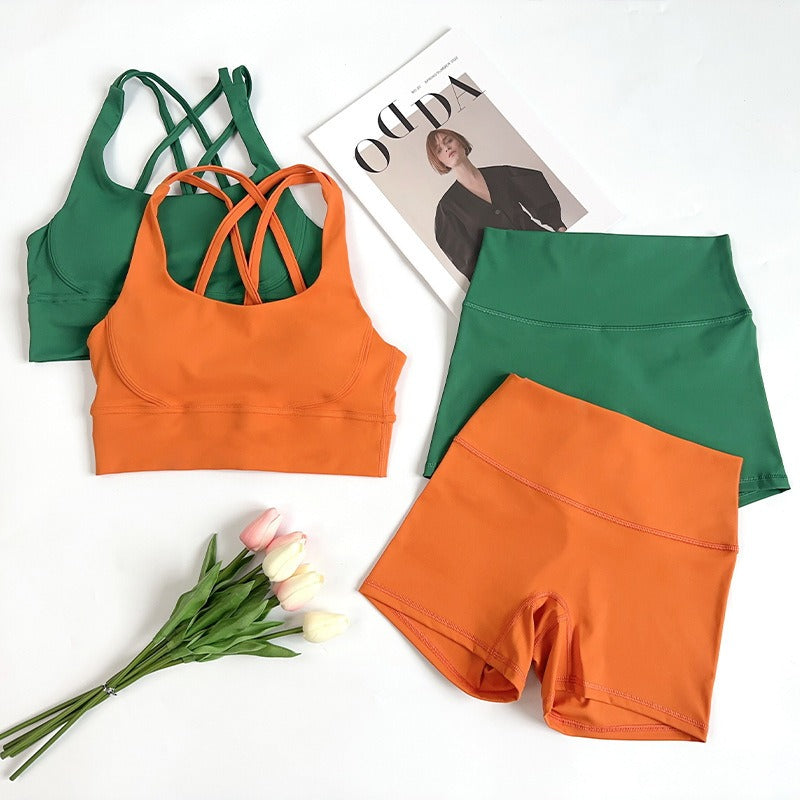 Peach Butt-Lifting Yoga Set for Women