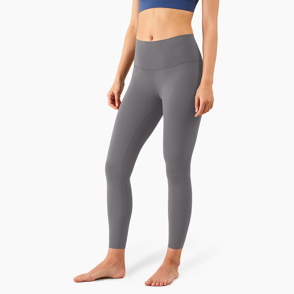 Women's High-Waist Peach Hip Pocket Fitness Leggings