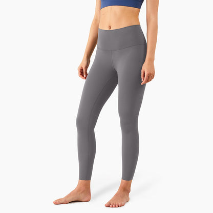 Women's High-Waist Peach Hip Pocket Fitness Leggings