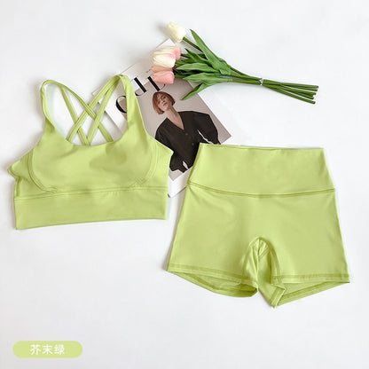 Peach Butt-Lifting Yoga Set for Women