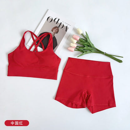 Peach Butt-Lifting Yoga Set for Women