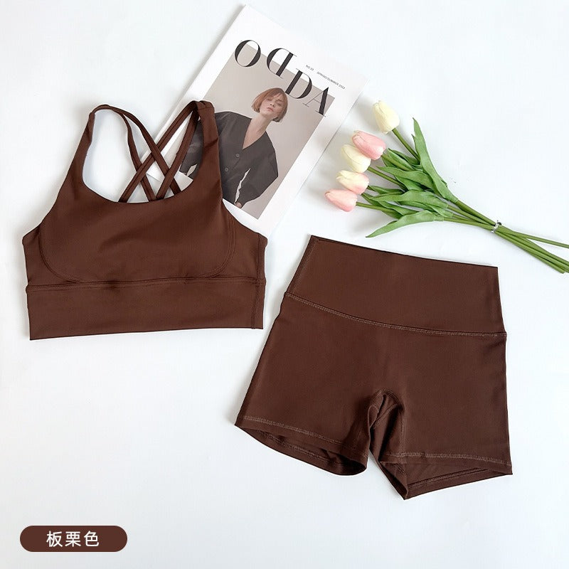 Peach Butt-Lifting Yoga Set for Women