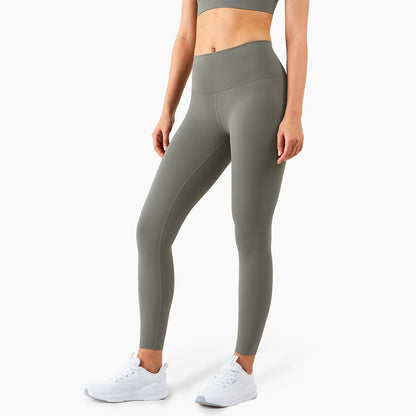 Women's High-Waist Peach Hip Pocket Fitness Leggings